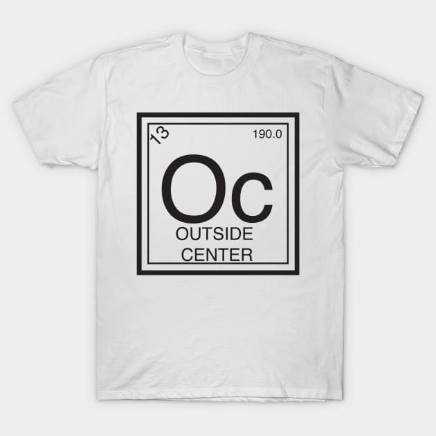 Elements of Rugby Center T-Shirt by University of Oklahoma Rugby